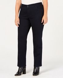 Style & Co Plus & Petite Plus Size High-Waist Straight Jeans, Created for Macy's