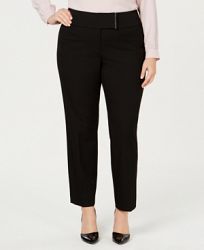 Alfani Plus Size Tab-Waistband Pants, Created for Macy's