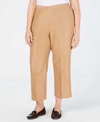 Alfred Dunner Plus Size News Flash Pull-On Pants