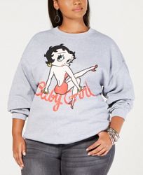 Hybrid Plus Size Betty Boop Sweatshirt