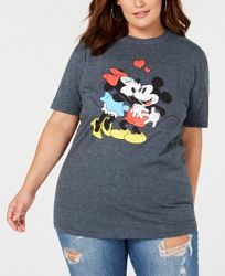 Hybrid Plus Size Minnie & Mickey Mouse T-Shirt