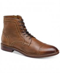 Johnston & Murphy Men's Warner Cap-Toe Zip Boots Men's Shoes
