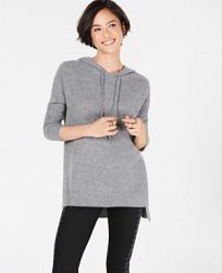 Charter Club Cashmere High-Low Hoodie in Regular & Petite Sizes, Created for Macy's