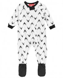 Matching Family Pajamas Infants Oh Deer Footed Pajamas, Created for Macy's