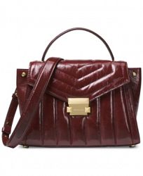 Michael Michael Kors Whitney Polished Quilted Top Handle Satchel