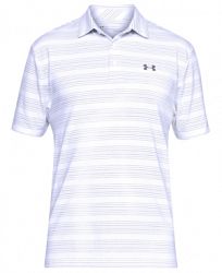 Under Armour Men's Playoff Performance Mid Striped Golf Polo