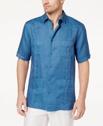 Tasso Elba Men's Linen Shirt, Created for Macy's