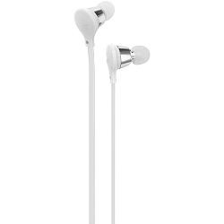AT&T(R) EBM01-White Jive Noise-Isolating Earbuds with Microphone (White)
