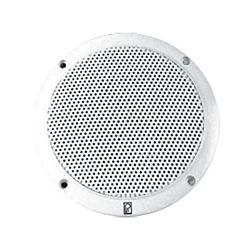 Poly-Planar 6 2-Way Coax-Integral Grill Marine Speaker - (Pair) White