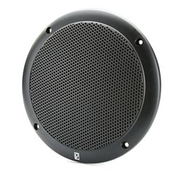 Poly-Planar 6 2-Way Coax-Integral Grill Marine Speaker - (Pair) Black