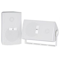 Poly-Planar Compnent Box Speakers - (Pair) White