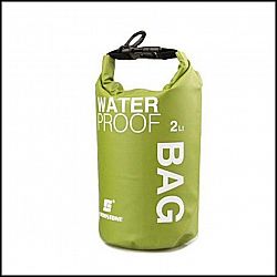 Portable Waterproof 2L Water Bag Storage - Green