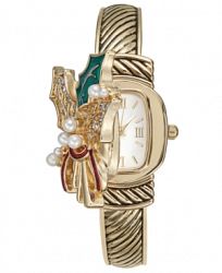 Charter Club Women's Gold-Tone Holly Bracelet Watch 25mm, Created for Macy's