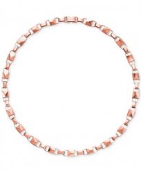 Michael Kors Women's Mercer Link Sterling Silver Necklace