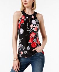 I. n. c. Petite Keyhole Halter Top, Created for Macy's