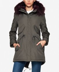 S13 Faux-Fur-Lined Hooded Parka