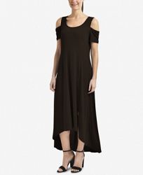 Ny Collection Cold-Shoulder High-Low Dress