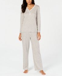 Charter Club Cotton Henley Pajama Set, Created for Macy's