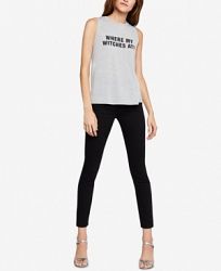 BCBGeneration Where My Witches At? Graphic-Print Tank Top