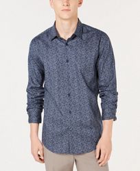 Alfani Men's Woven Geometric Shirt, Created for Macy's