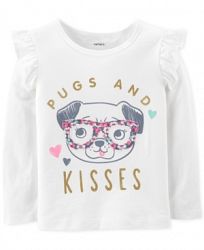 Carter's Baby Girls Pugs-Print Cotton T-Shirt