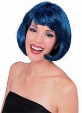 Blue Super Model Wig