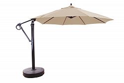 887bk8521 - Galtech International - Cantilever - 11' Round Easy Lift and Tilt Umbrella 8521: Berenson Tuxedo BK: BlackSunbrella Custom Colors -