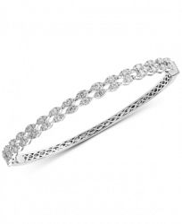 Pave Classica by Effy Diamond Openwork Bangle Bracelet (1-5/8 ct. t. w. ) in 14k White Gold