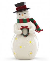 Lenox Merry & Light Lit Snowman Figurine