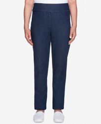 Alfred Dunner Petite News Flash Pull-On Jeans