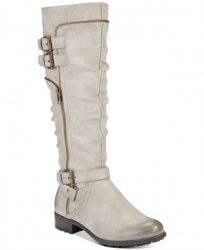 White Mountain Remi Wide-Calf Riding Boots, Created for Macy's Women's Shoes