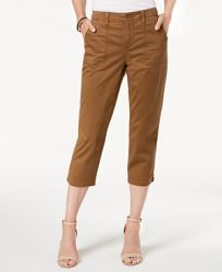 Style & Co Curved-Pocket Capri Pants, Created for Macy's