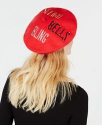 Charter Club Sleigh Bells Bling Wool Beret, Created for Macy's