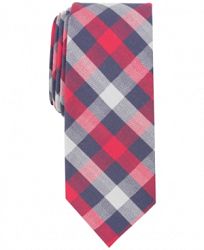 Bar Iii Men's Merrit Check Skinny Tie, Created for Macy's