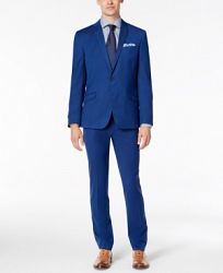 Kenneth Cole Reaction Men's Skinny-Fit Techni-Cole Stretch Solid Shine Suit