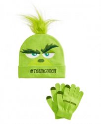 Universal Studios The Grinch Little & Big Boys & Girls 2-Pc. #TeamGrinch Hat & Gloves Set