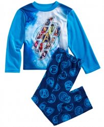 Marvel Little & Big Boys 2-Pc. Avengers Fleece Pajama Set