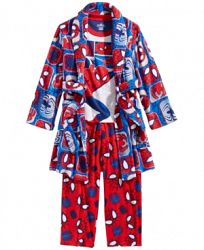 Spider-Man Little & Big Boys 3-Pc. Robe, Top & Pants Pajama Set