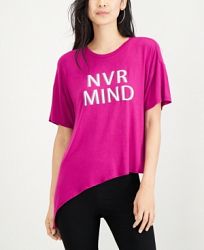 Material Girl Active Juniors' Tie-Waist Graphic T-Shirt, Created for Macy's