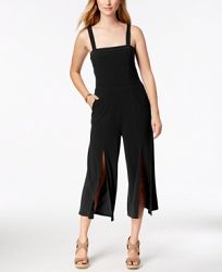 Love Scarlett Petite Split-Hem Cropped Jumpsuit, Created for Macy's