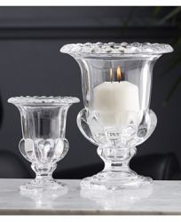 Grande Set of 2 Neoclassical Urn Candleholders, Vases