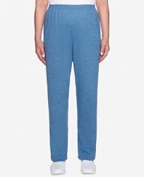 Alfred Dunner Petite At Ease French Terry Pull-On Pants