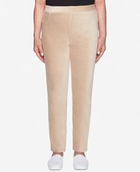 Alfred Dunner Petite Home for the Holidays Corduroy Tapered Leggings