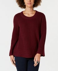 Style & Co Petite Scoop-Neck Sweater, Created for Macy's