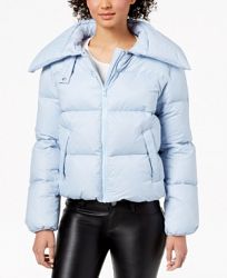 Kendall + Kylie Cropped Puffer Coat