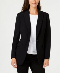 Anne Klein Bi-Stretch One-Button Jacket, Created for Macy's