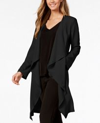 Nine West Draped Open-Front Topper Jacket, Created for Macy's