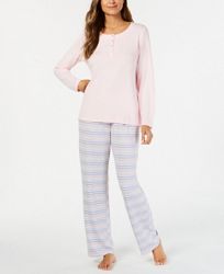 Charter Club Soft Knit Pajama Set, Created for Macy's
