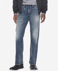 Silver Jeans Co. Men's Zac Relaxed-Straight Fit Stretch Jeans