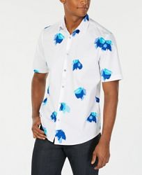 Alfani Men's Floral-Print Shirt, Created for Macy's